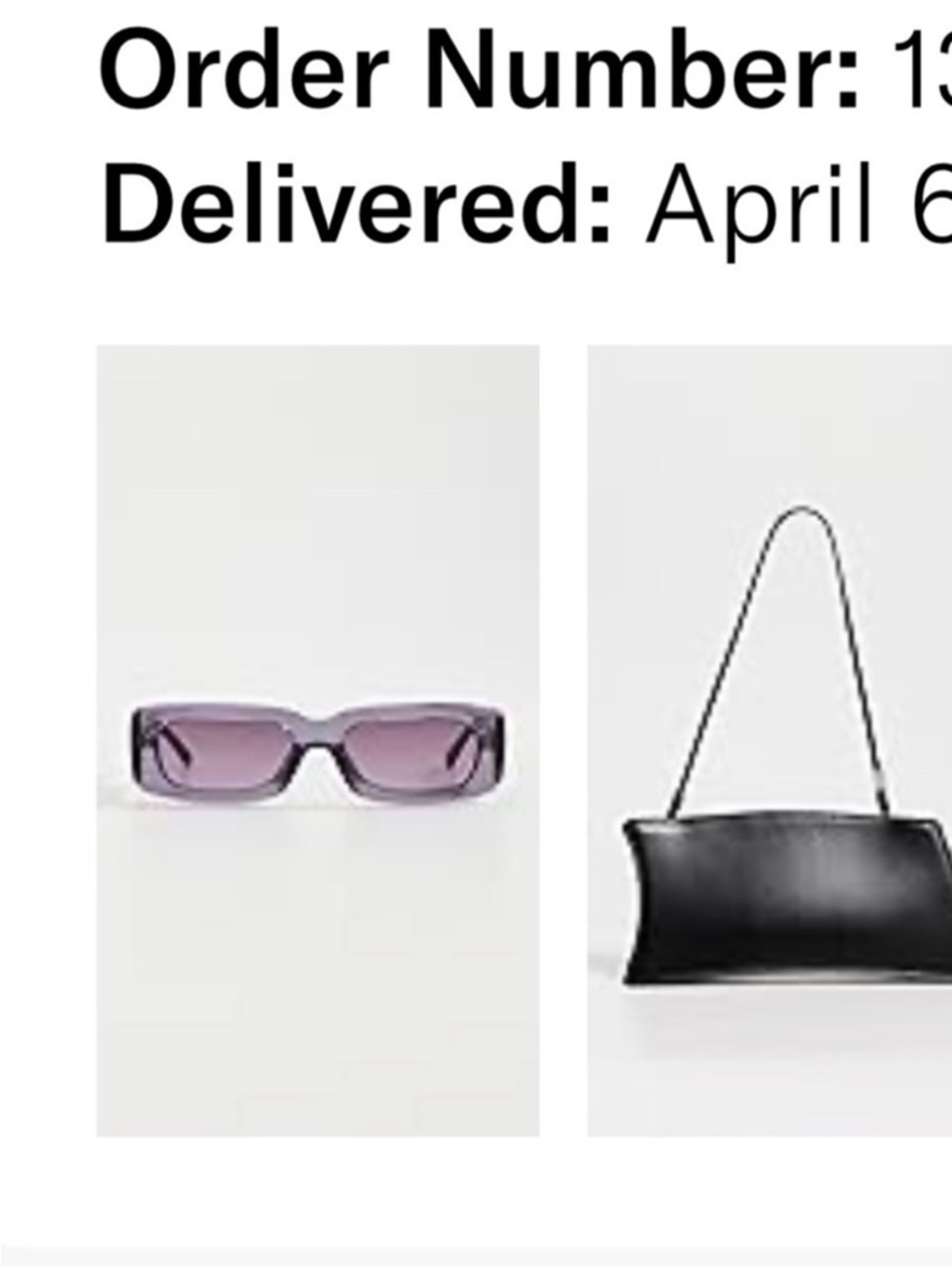 NIB • The Attico mini marfa rectangular purple sunglasses - Picture 12 of 13
